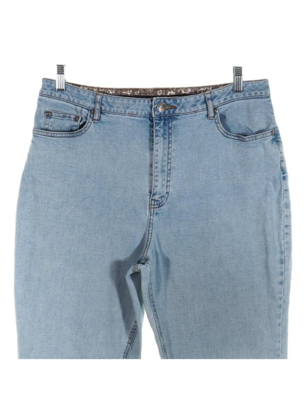 Monterey Bay Jeans Womens Size 16 Soft Boot Cut Stretch Light 34 x 33 Stone Wash - Picture 3 of 10